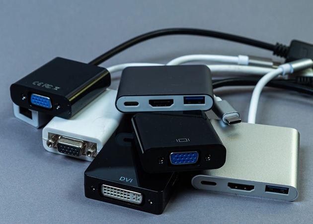 Various Converter Cables Adapters Computers Smartphones