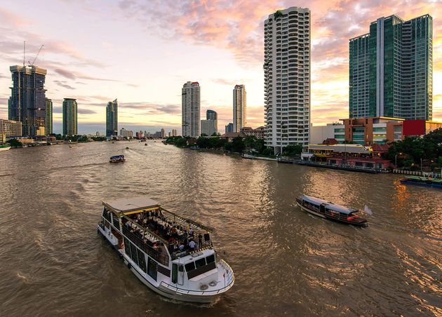 River Cruise Tour Chao Phraya River Bangkok City