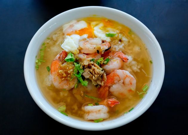 Khao Tom (ข้าวต้ม Rice Soup)_Top 10 Best Breakfast Dishes in Thailand (And How to Make Them) from Tle (Hungry Bear) of The Bear Travel