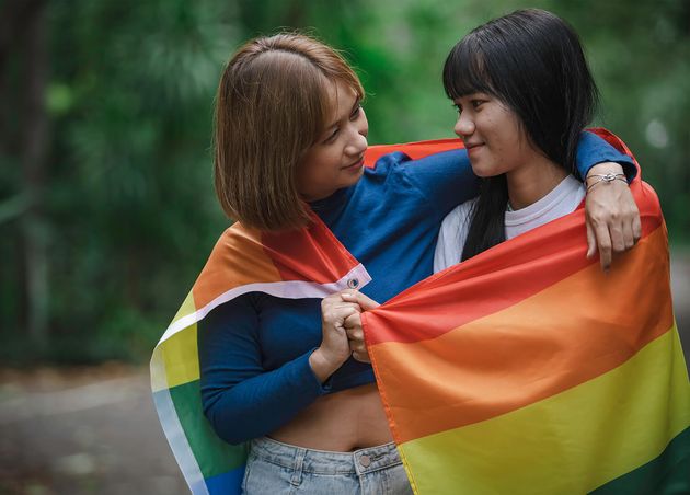 Lesbian Couple Pride Month
