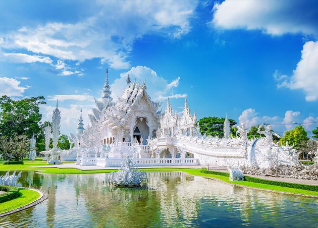 Wat Rong Khun Temple White Temple Chiang Rai Thailand