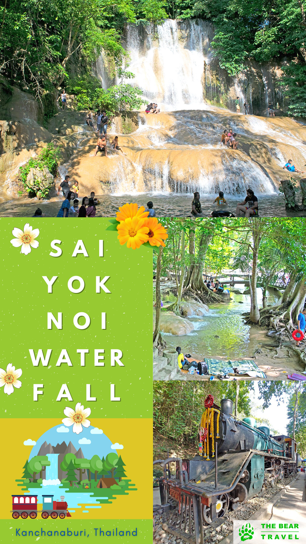 Sai Yok Noi Waterfall in Kanchanaburi