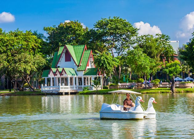 Lumphini Park Is 57 6 Hectare Park Central Bangkok Thailand