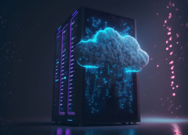 Digital Cloud Data Storage Digital Concept Cloudscape Digital Online Service Global Network Database Backup Computer Infrastructure Technology Solution