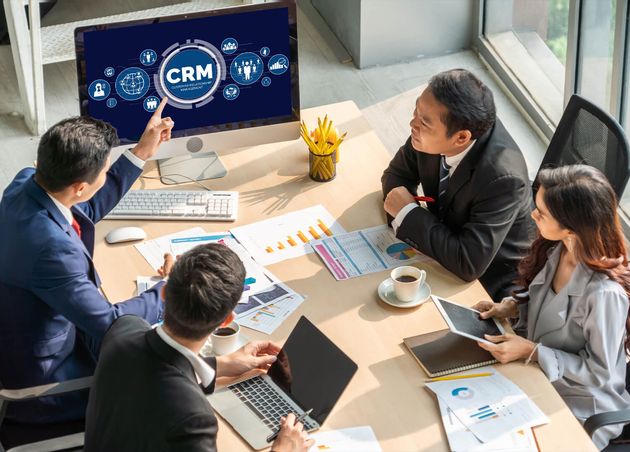 Customer Relationship Management System Modish Computer Crm Business