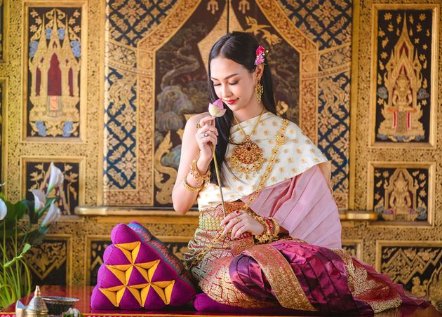 Thai Girl Traditional Thai Costume Identity Culture Thailand