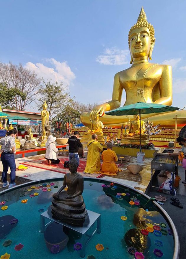 Big Buddha Statue Thai Temple