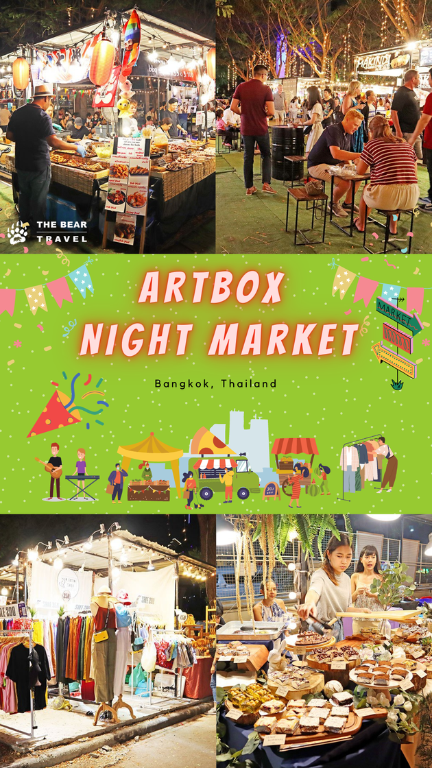 Artbox Night Market in Bangkok