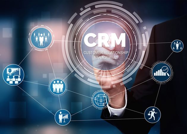 Crm Customer Relationship Management Business Sales Marketing System Concept
