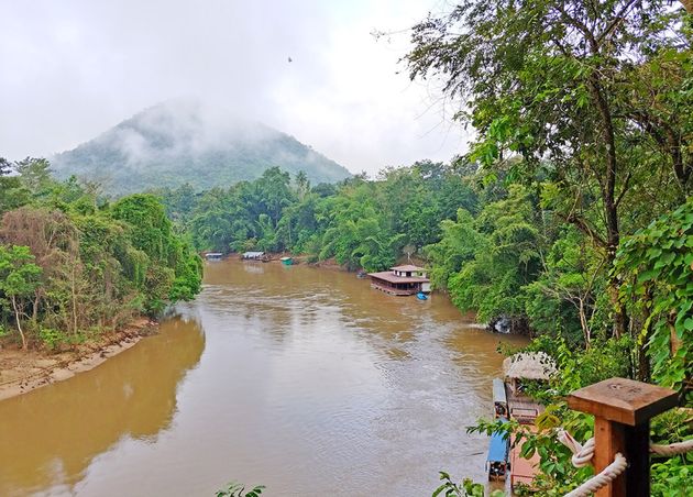 Breathtaking Top View from Hintok River Camp