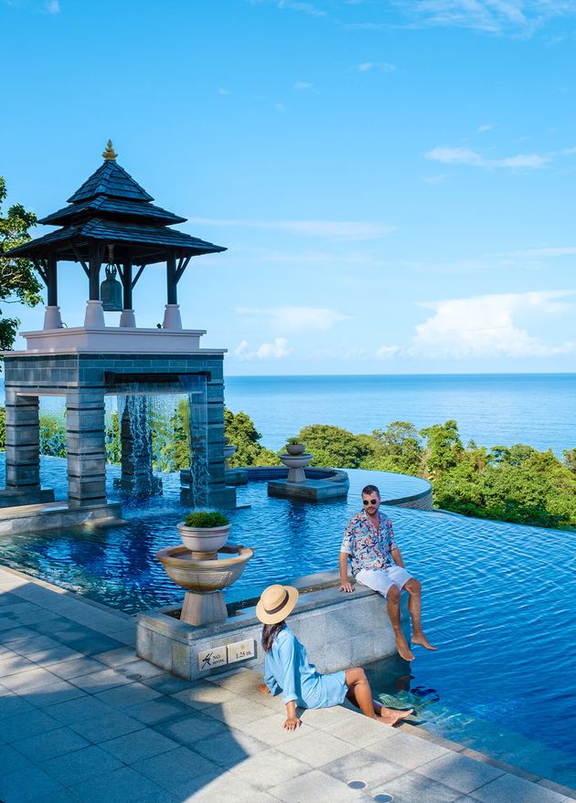 Koh Lanta Thailand Luxury Beach Chairs by Swimming Pool Luxury Hotel Thailand