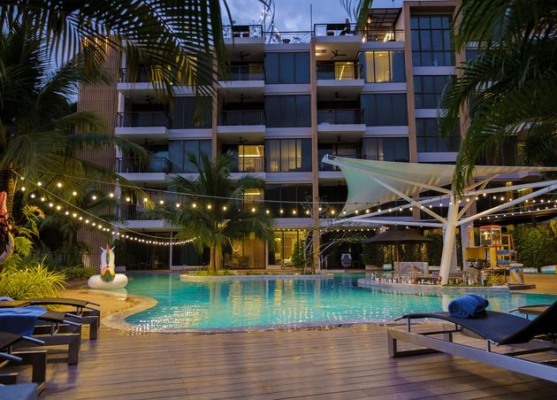 Phuket Thailand View Skyview Hotel Pool Luxury Hotel Patong Phuket