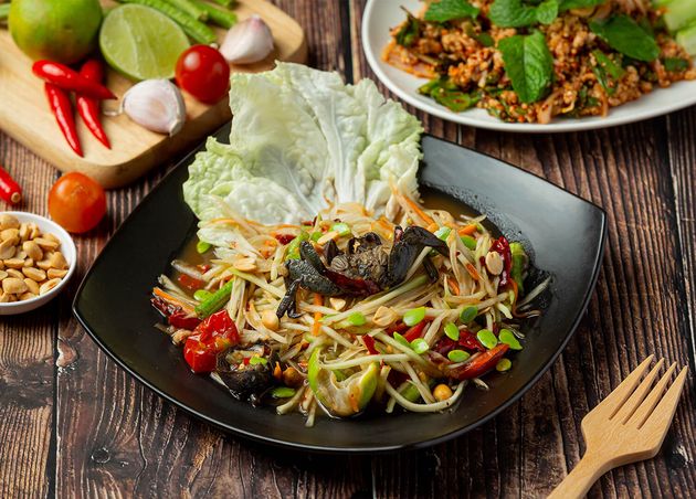 Thai Food Som Tum Papaya Salad