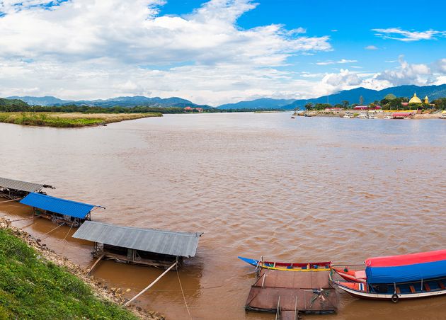 Golden Triangle Mekong River Chiang Rai Province Thailand