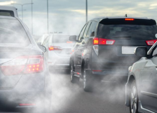 Pollution from Vehicle Exhaust City