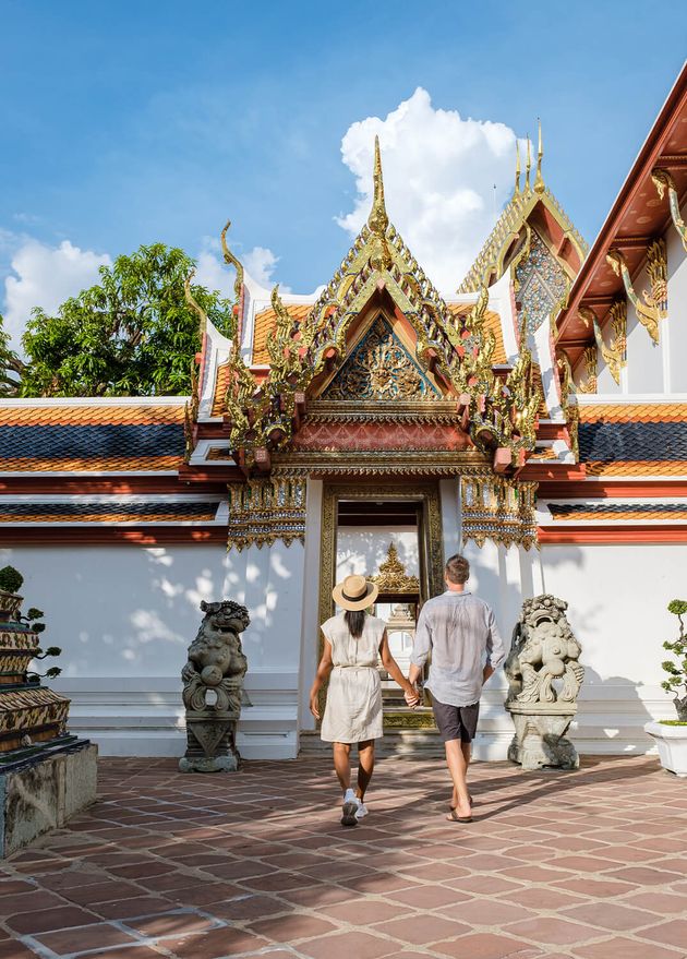 Wat Pho Temple Bangkok Thailand Reclining Buddha Temple Bangkok