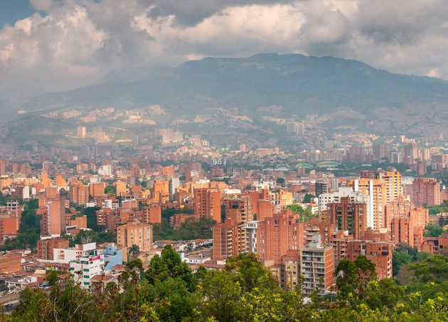 Cityscape Medellin Colombia