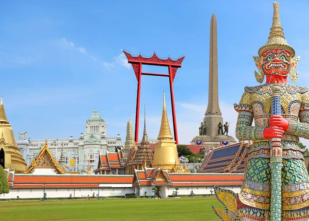 Concept Thailand Travel around Bangkok