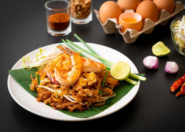 Pad Thai Stir Fried Rice Noodles