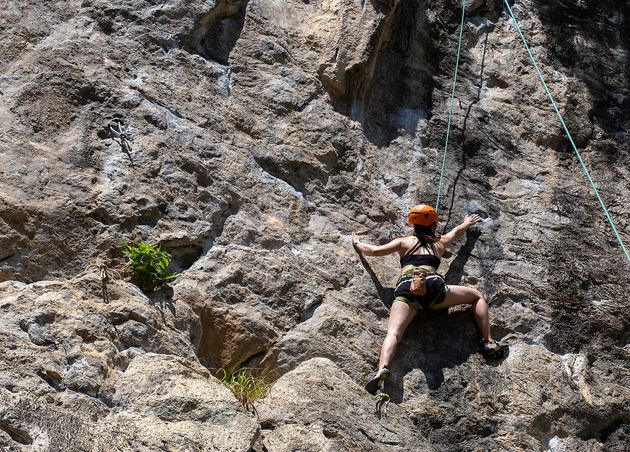 Rock Climbing at Ton Sai Beach_Top 10 Reasons Why We Should Enjoy a Krabi Holiday from D (Big Bear) of The Bear Travel