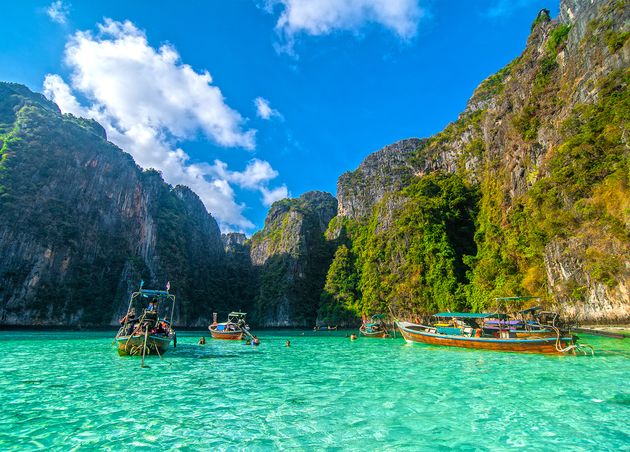 Pileh Blue Lagoon Phi Phi Island Thailand