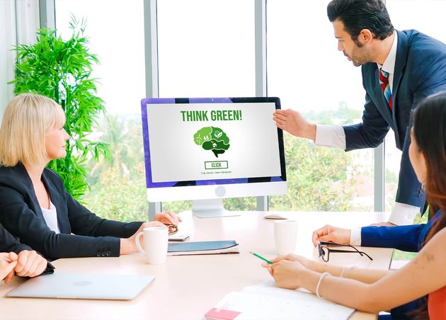 Green Business Transformation Modish Corporate Business