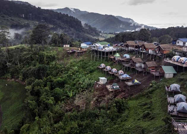 Landscape Mountain Doi Luang Chiang Dao Chiang Mai Thailand