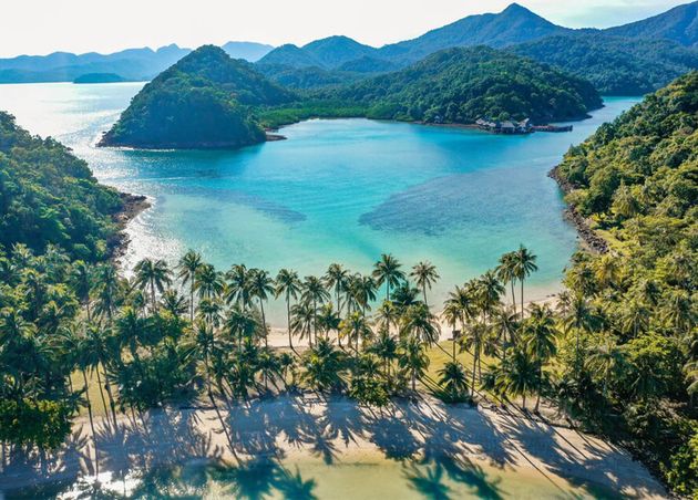 Aerial View Koh Ngam Koh Chang Trat Thailand South East Asia