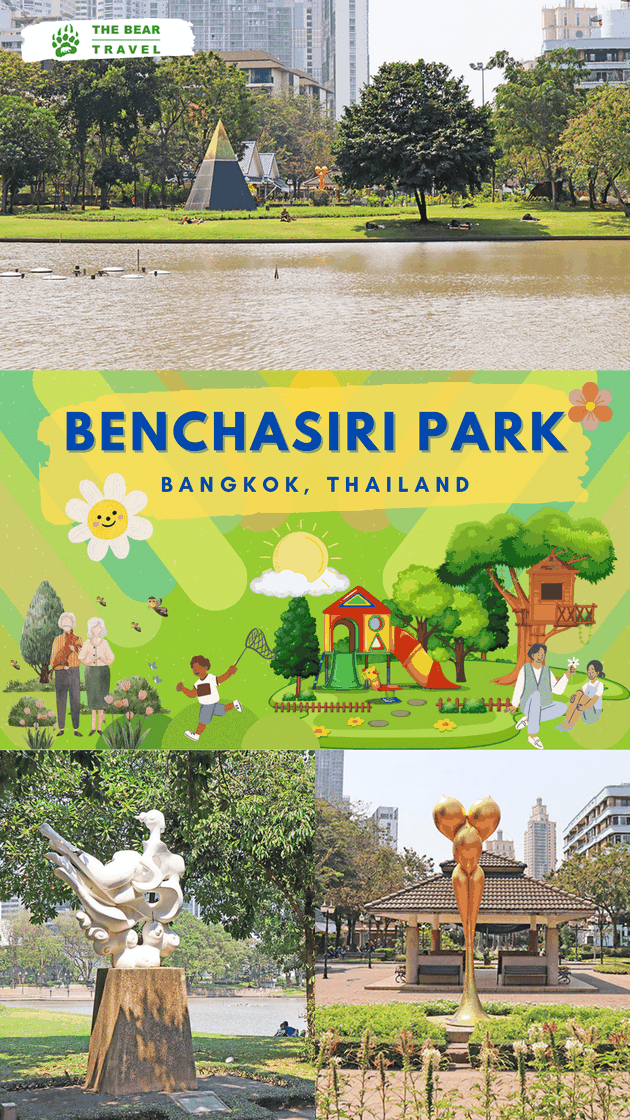 Benchasiri Park in Krung Thep Maha Nakhon (Bangkok)