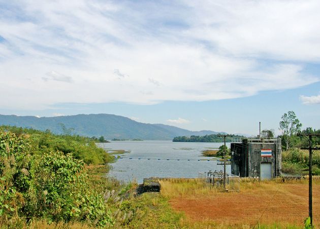 Khirithan Dam in Chanthaburi