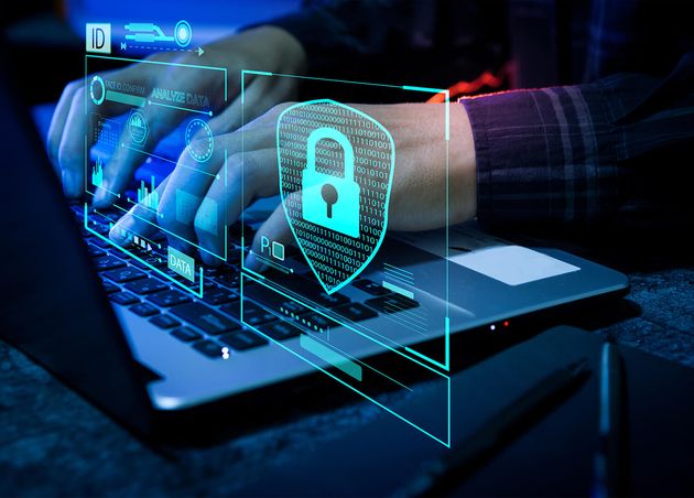Technologiekonzept Sicherheit Digitales Schutzsystem