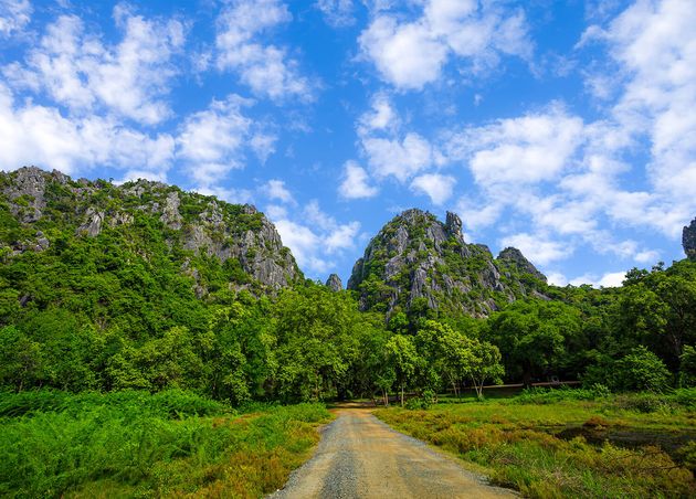 Hiking Pathhiking Trails Thailan
