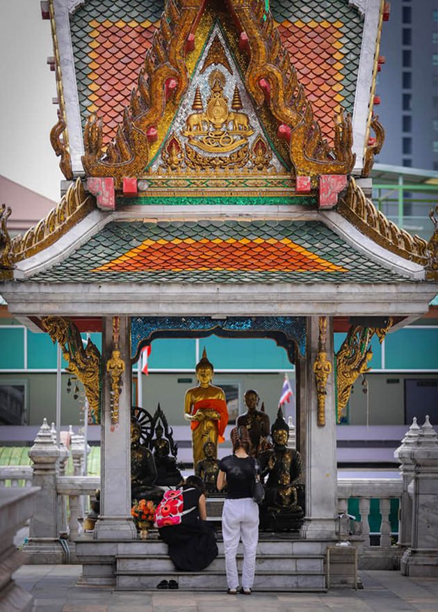 Wat Hua Lamphong in Silom, Bangkok, Thailand