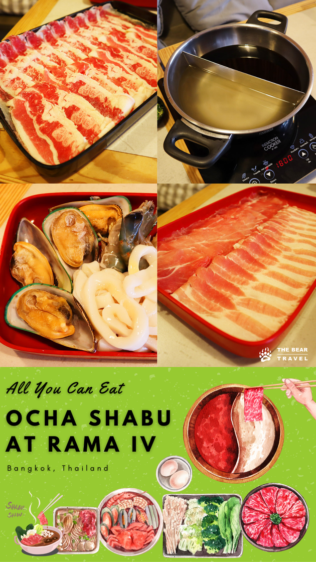 Ocha Shabu: All You Can Eat at Rama IV in Bangkok
