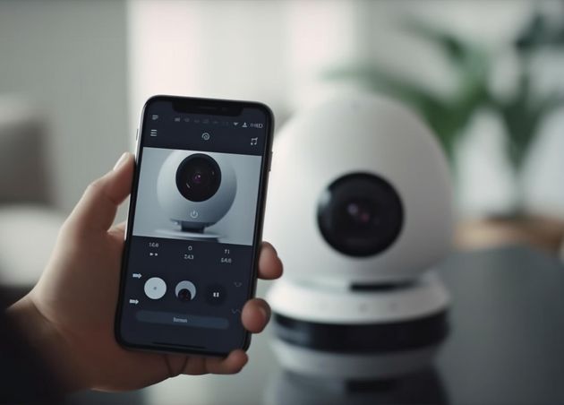 Generative Ai Mobile Connection with Security Camera