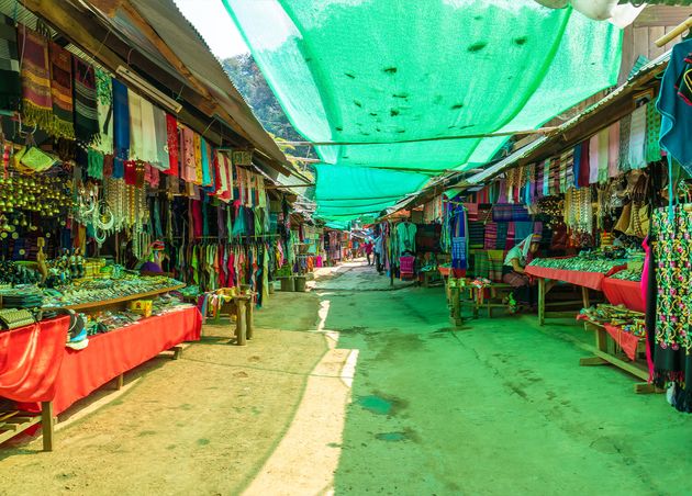 More Shops in Karen Tribe Village at Chiang Rai, Thailand