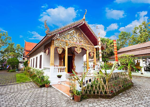 Temple Hill Wat Phra that Mae Yen Pai Mae Hong Son Province Thailand