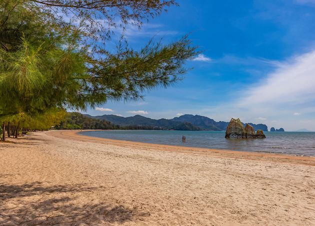 Nopparat Thara Beach Midday Krabi Province Thailand