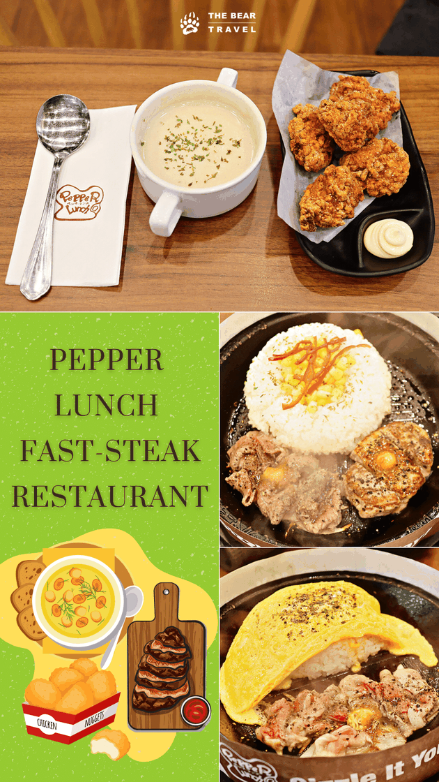 Pepper Lunch Fast Steak Restaurant in Bangkok