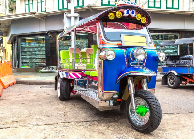 Traditional Taxi Tuk Tuk Bangkok Thailand