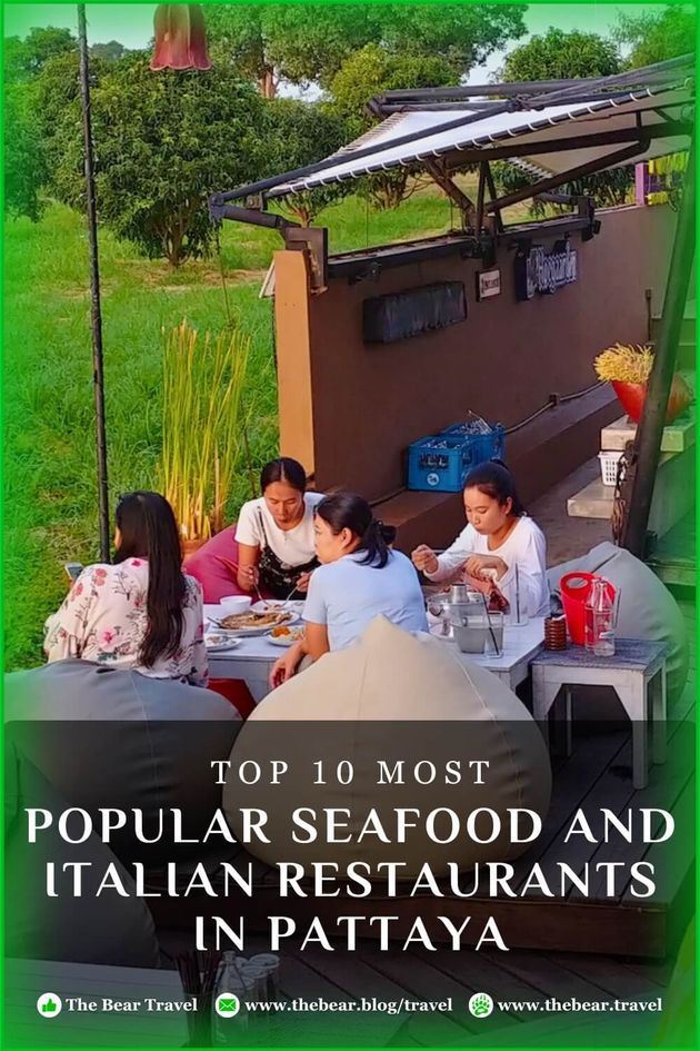 Top 10 Most Popular Seafood and Italian Restaurants in Pattaya