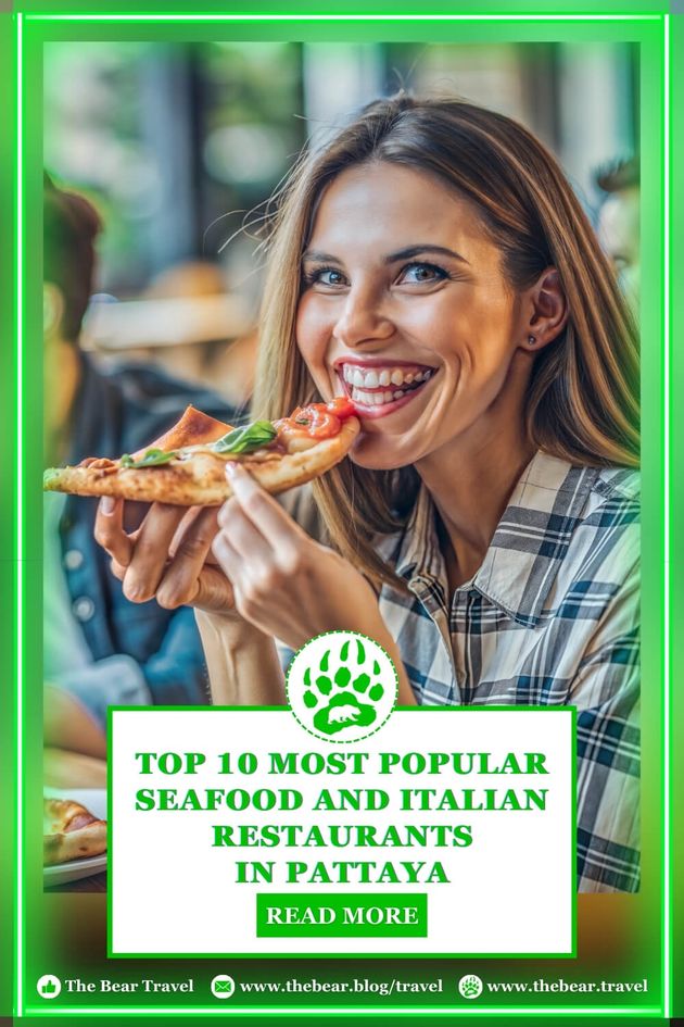 Top 10 Most Popular Seafood and Italian Restaurants in Pattaya