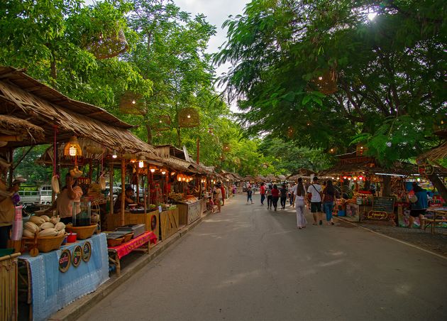 Ayutthaya Night Market Is New Market Province Located Old Town Hall